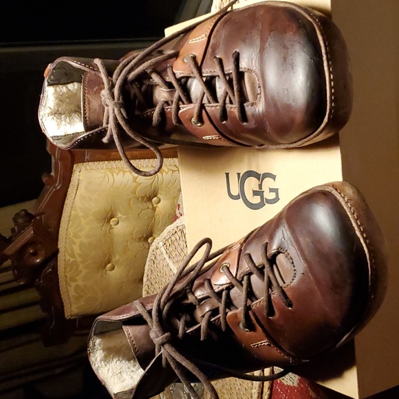 UGG Leather Shearling Boots - Picture 5 of 12